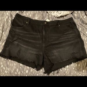 NWT Black Aerie Daydream Denim Short